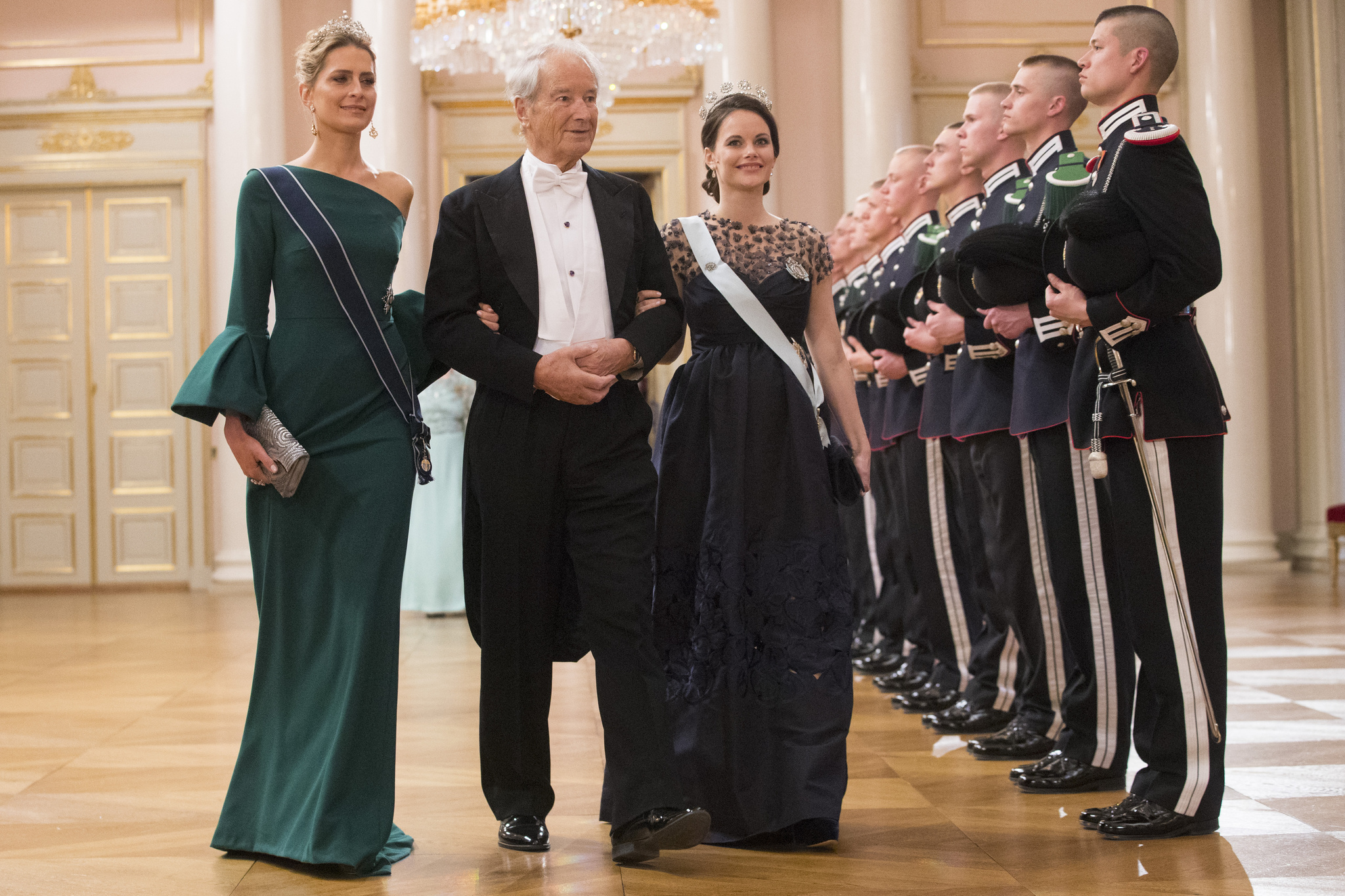 Торжества по случаю юбилея короля и королевы Норвегии. Прием во дворце 