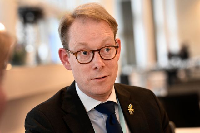 Utrikesminister Billström.