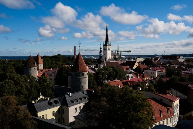 Estlands huvudstad Tallin. Arkivbild.