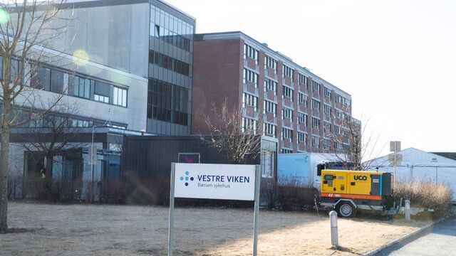 Til tross for rekordhøye smittetall i Bærum og Asker er det færre innlagte med covid-19 ved Bærum sykehus. Foto: Terje Pedersen / NTB