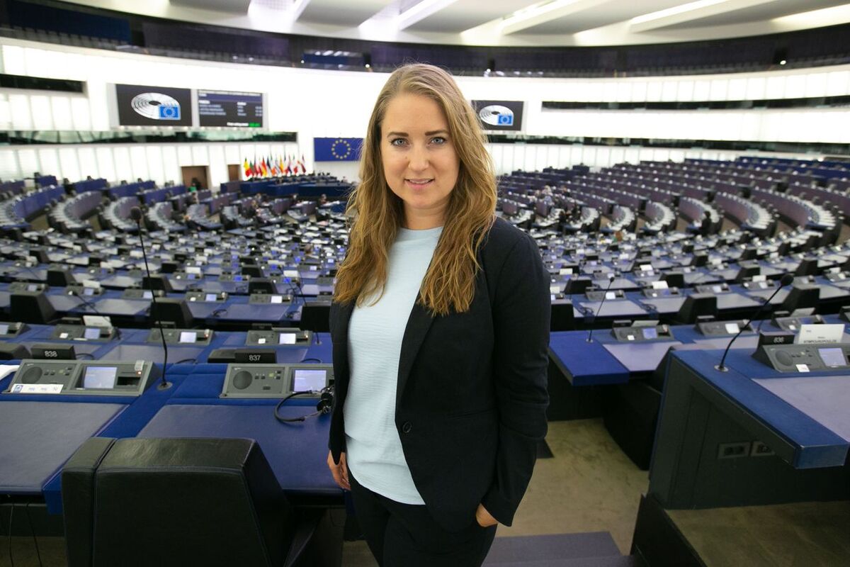 Centerpartiets Emme Wiesner.