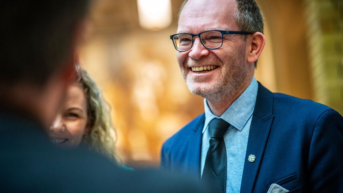 Forsknings- og høyere utdanningsminister Oddmund Hoel bevilger penger til forskning for en bedre og mer effektiv offentlig tjenesteFoto: Ole Berg-Rusten / NTB