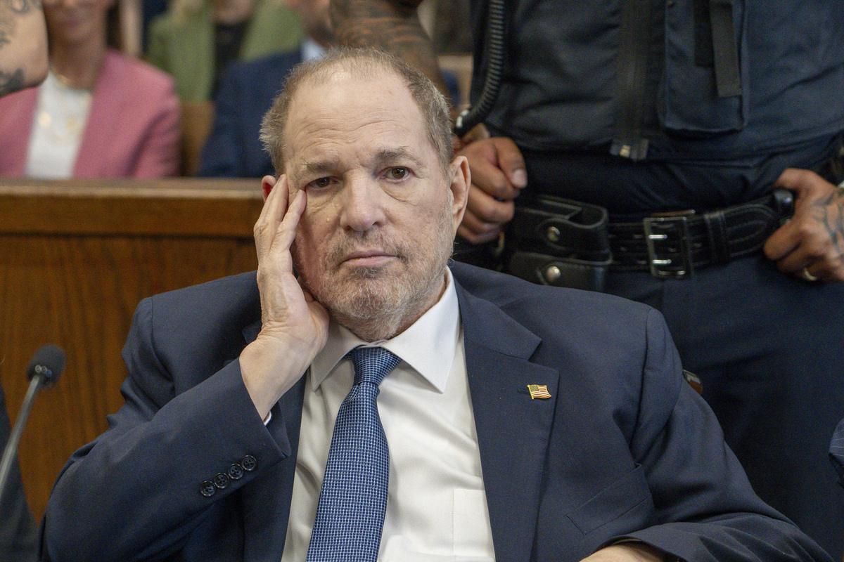  Harvey Weinstein møter ved Manhattan strafferett for en foreløpig høring onsdag 1. mai.