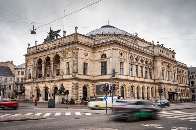 Det Kongelige Teater vid Kongens Nytorv i Köpenhamn, som kan komma att ingå i nollutsläppszonen.