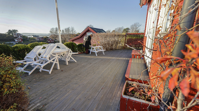 Denne terrassen er stridens kjerne mellom hytteeieren og kommunen