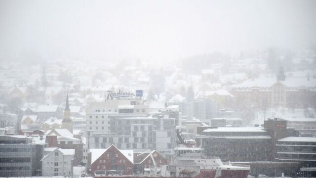 Mye snø i Tromsø i fjor vinter. Men om 50–60 år kan byen få et klima tilsvarende det Bergen har i dag, ifølge klimaforskere. Foto: Rune Stoltz Bertinussen / NTB