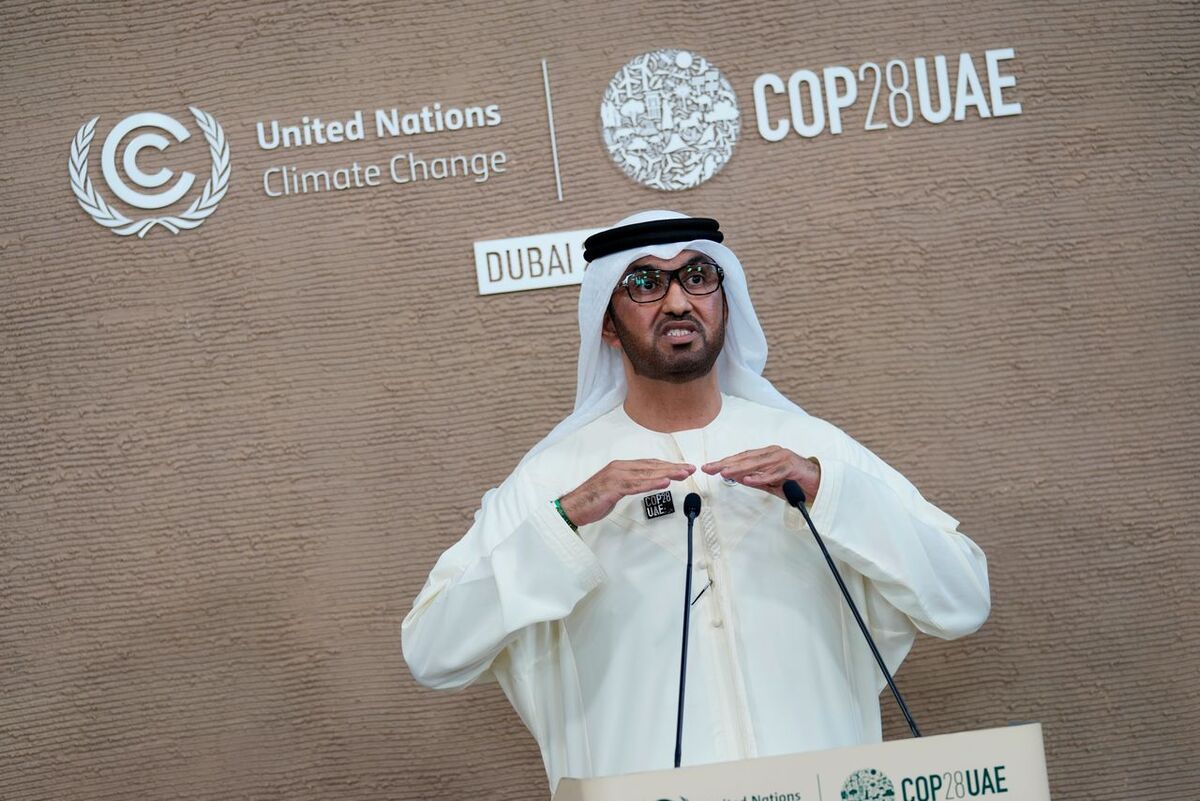 COP28-ordföranden Ahmed al-Jaber.