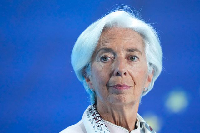 Christine Lagarde, chef för den europeiska centralbanken. Arkivbild.