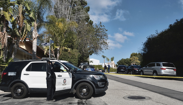 Skjutningen ägde rum i ett av Los Angeles finare områden.