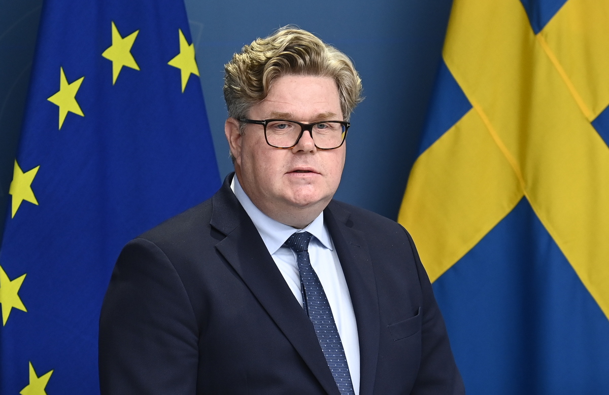 Justitieminister Gunnar Strömmer (M).