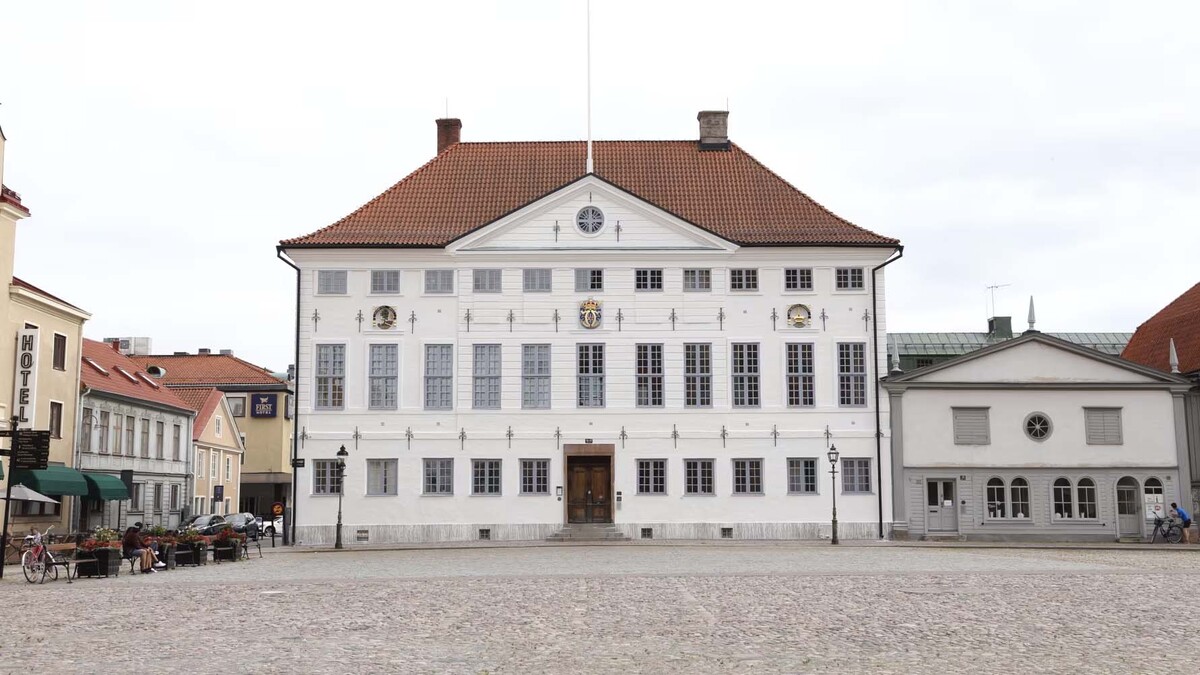 Rådhuset vid Stortorget i Kalmar.