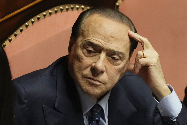 Berlusconi i oktober 2022. 