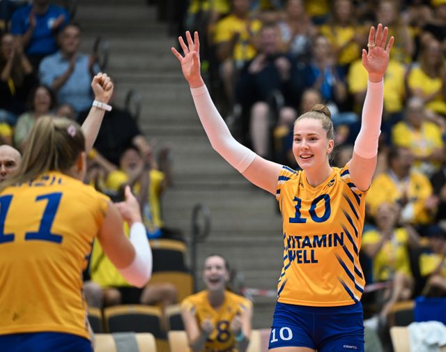 Svenska storstjärnan Isabelle Haak får möjlighet att spela ett stort mästerskap på hemmaplan 2026. Sverige har tilldelats volleyboll-EM. Arkivbild.