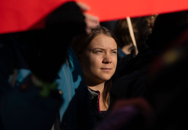Klimataktivisten Greta Thunberg ställs inför en domstol i London på onsdagen.