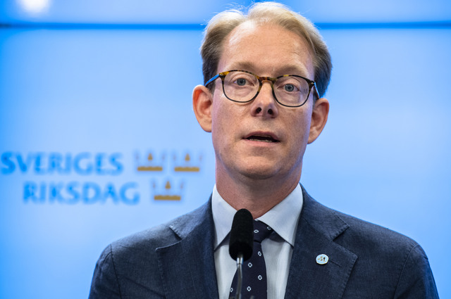 Sveriges utrikesminister Tobias Billström (M). 
