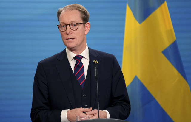 Utrikesminister Tobias Billström.