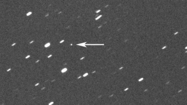 Så här ser den nyupptäckta asteroiden DZ2 ut.