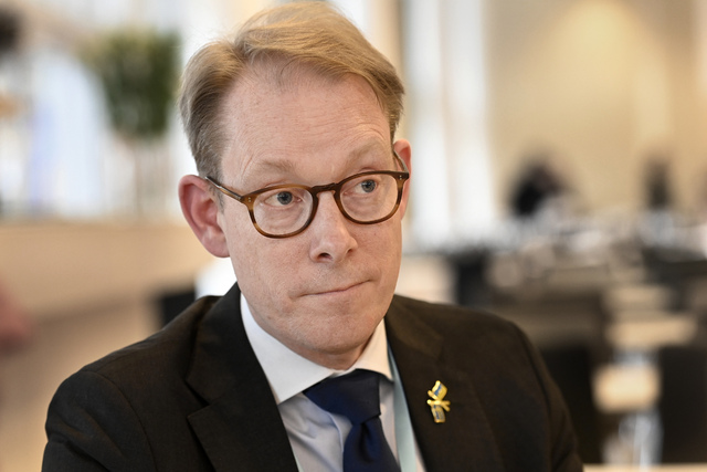 Utrikesminister Tobias Billström