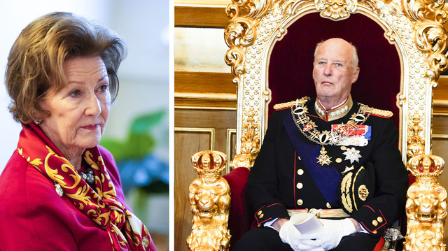 Norges drottning Sonja och kung Harald