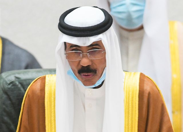 Nawaf al-Ahmad al-Sabah då han tillträdde 2020.