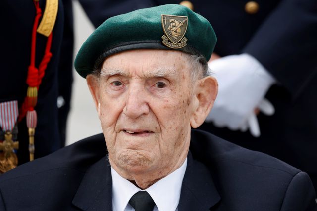  Leon Gautier var en av de som landsteg i Normandie i juni 1944.