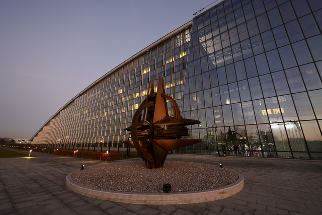Nato-högkvarteret i Bryssel.