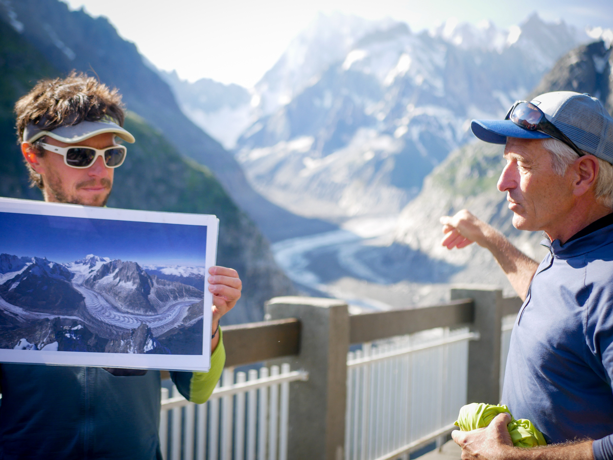 Glaciologerna Ludovic Ravanel och Luc Morau har forskat på Europas glaciärer i årtionden och ser snabba förändringar