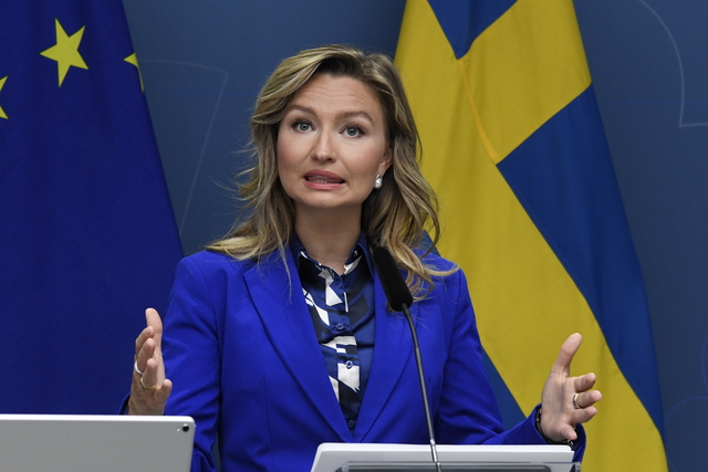 Energi- och näringsminister Ebba Busch.