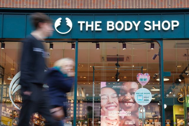 En av butikerna tillhörande kedjan The Body Shop. Arkivbild.