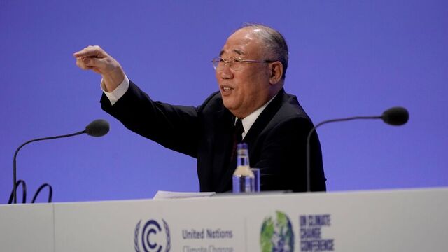 China's climate broadcast Xie Zhenhua during a press conference in Glasgow on Wednesday.  China and the United States have been the only ones to cooperate in the work on global warming.  Photo: Alastair Grant / AP / NTB