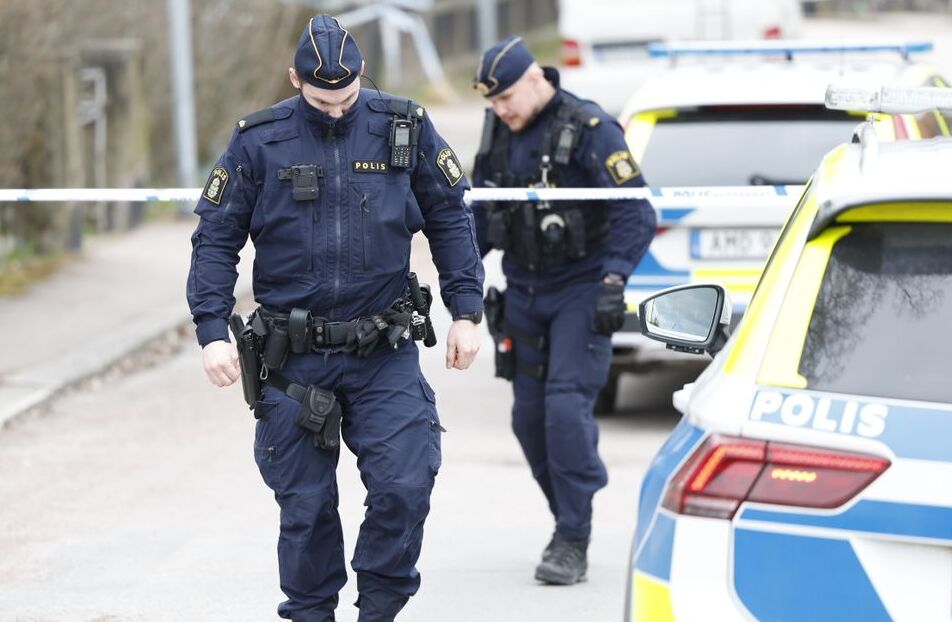 Stor polisinsats i Västerås tidigare på fredagen. 