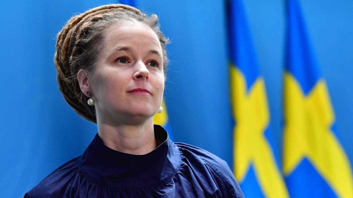 Amanda Lind er valgt til ny leder i Miljöpartiet i Sverige. Foto: Jonas Ekströmer/TT / NTB