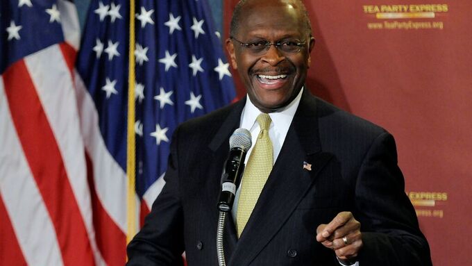 Tidligere presidentkandidat Herman Cain (R)