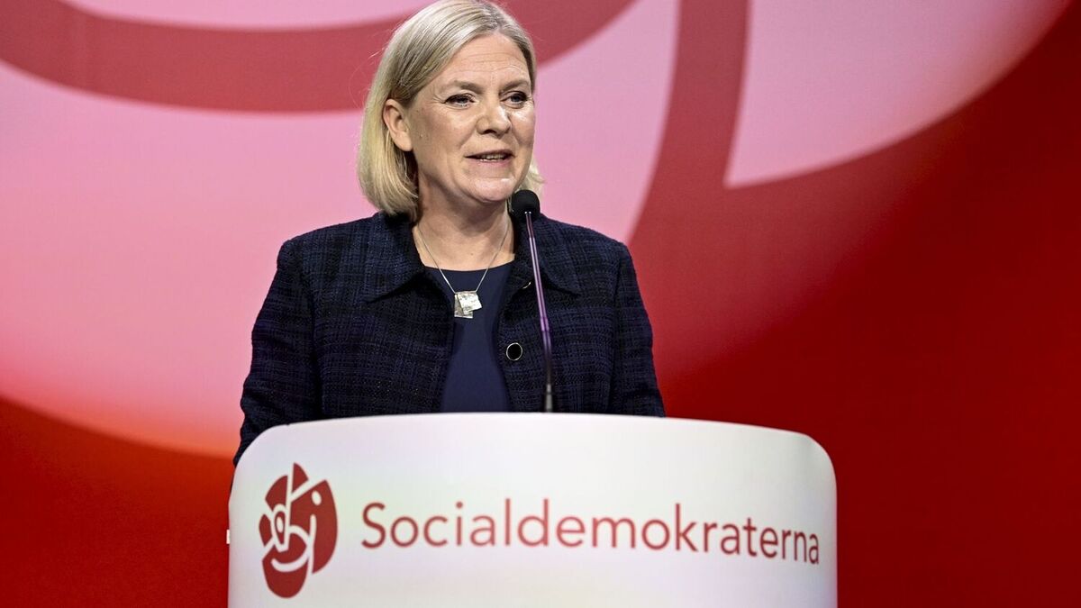 Sveriges tidligere statsminister, Socialdemokraternas leder Magdalena Andersson, fotografert i 2022. Foto: Claudio Bresciani / TT / NTB