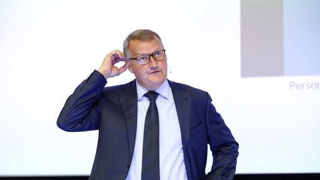 <b>KONSERNSJEF:</b> Rune Bjerke og DNB legger i dag frem resultater for fjerde kvartal 2015.