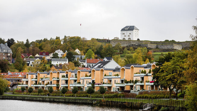 <p><b>LAVERE EIENDOMSSKATT:</b> Trondheim kommune har i dag en skattesats på 6,05 promille for eiendomsskatt. Regjeringen vil sette en maksgrense på 5.</p>