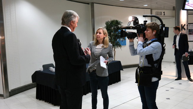 <p><b>POPULÆR:</b> Både TV og aviser skal ha en bit av Kjos når direktøren legger frem kvartalstall.</p>