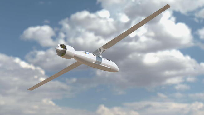 Conceptual drawing of the electric plane Tailwind from Ampaire