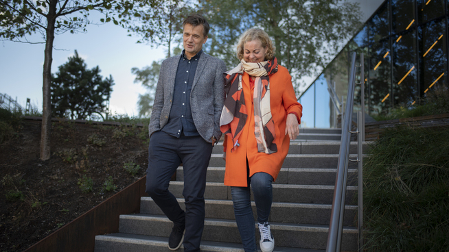 Rune Garborg og Berit Svendsen i Vipps