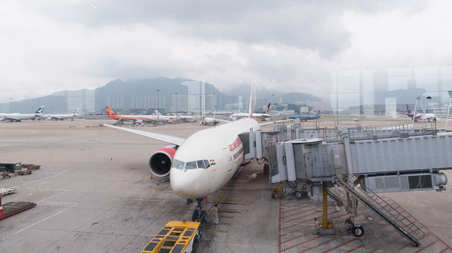 <p><b>NUMMER FEM:</b> Hongkongs internasjonale flyplass.</p>