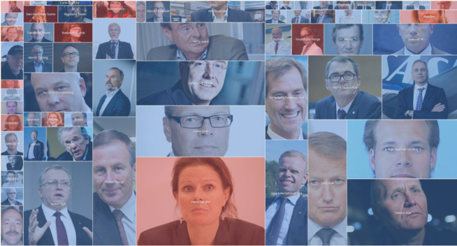 <p><b>ENSFARGET:</b> Her ser du direktørene i 70 statseide selskaper. Cirka 8 av 10 er menn, og samtlige er hvite.<br/></p>