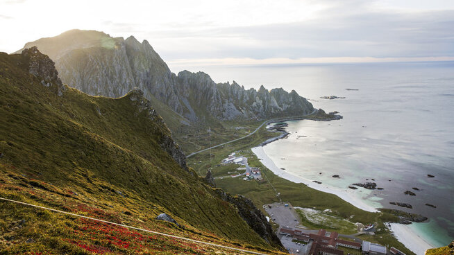 <p><b>STORE VISJONER:</b> Andøya Space Center, her sett fra fjellet Andhue på Andøya, har store planer om å ekspandere. </p>