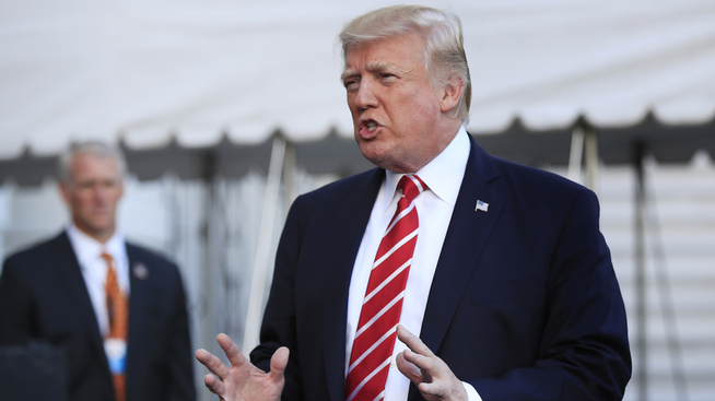 <p><b>TVITRER:</b> President Donald Trump sier han er skuffet over Kina for handelsforbindelsene til Nord-Korea. </p>