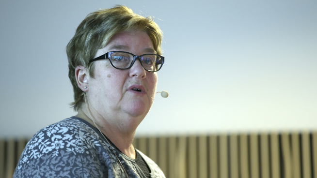 <p>YS-leder Jorunn Berland mener erkjennelsen av hva digitaliseringen innebærer er i ferd med å sige inn hos nordmenn.</p>
