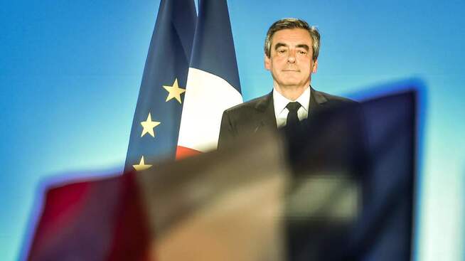 <p><b>THATCHERIST:</b> Konservative François Fillon er på delt tredjeplass på meningsmålingene før valget i Frankrike, sammen med ytre venstrekandidaten Jean-Luc Mélenchon.</p>