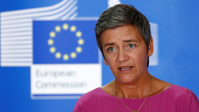 <p>FRYKTER MONOPOL: EUs konkurransekommissær Margrethe Vestagers jobb er å sikre at ingen aktører i EU blir for store i sitt felt. </p>