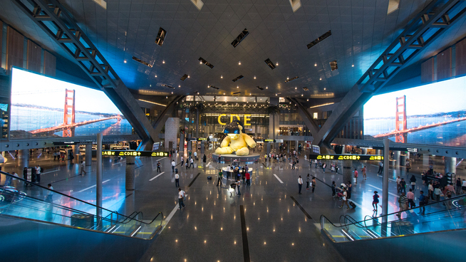<p><b>TRAVEL:</b> I 2016 besøkte 37 millioner mennesker Hamad International Airport i Qatar.</p>