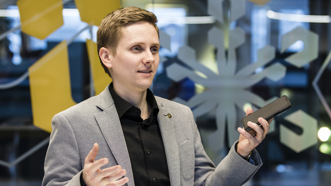 Kommunikasjonsdirektør Reynir Johannesson i Ice