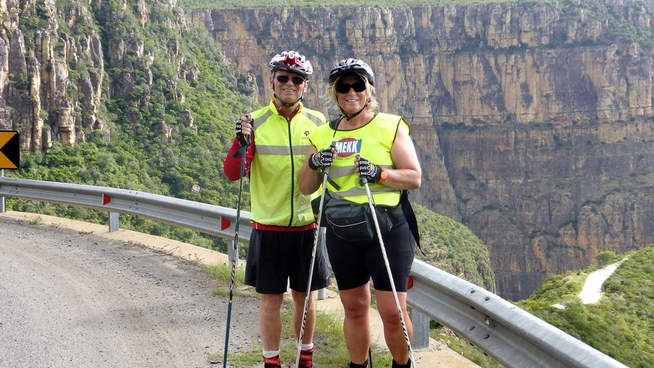 <p>PÅ RULLESKI: I helgene pleier ekteparet å være på tur i fjelllet.</p>