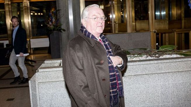 <p><b>PÅ PLASS:</b> Skipsreder Herbjørn Hansson var også til stede på årstalen.</p>